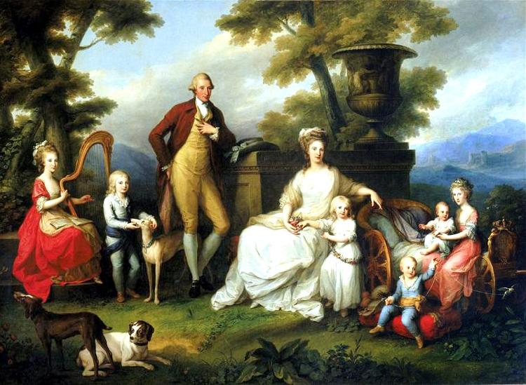 Angelica Kauffmann Portrait of Ferdinand IV of Naples, and his Family